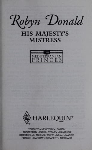 Tapa de His Majesty's Mistress