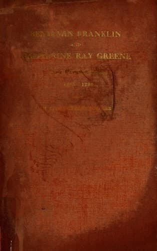Tapa de Benjamin Franklin and Catharine Ray Greene