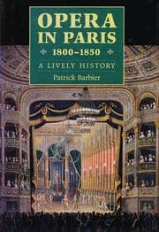 Tapa de Opera in Paris, 1800-1850