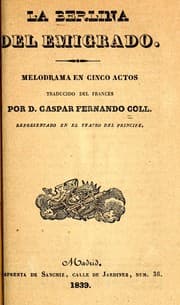 Tapa de La berlina del emigrado