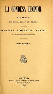 Tapa de La condesa Leonor