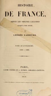 Tapa de Histoire de France, depuis les origines gauloises jusqu'à nos jours