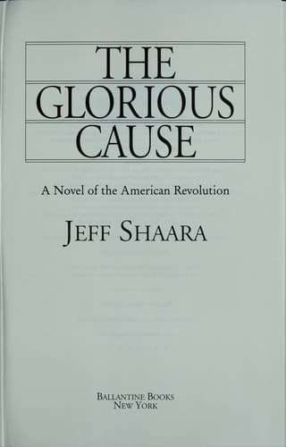 Tapa de The glorious cause