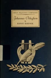 Tapa de Johannes Ockeghem