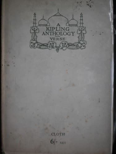 Tapa de A Kipling anthology:Verse.