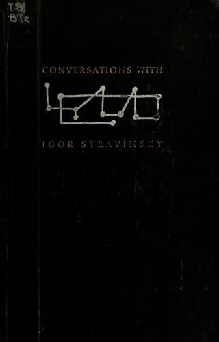 Tapa de Conversations with Igor Stravinsky