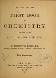 Tapa de First book in chemistry