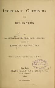 Tapa de Inorganic chemistry for beginners