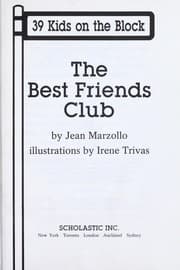 Tapa de The best friends' club