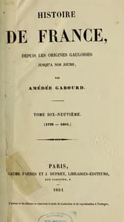 Tapa de Histoire de France, depuis les origines gauloises jusqu'à nos jours