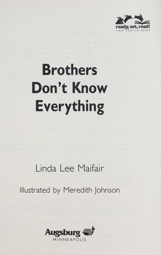 Tapa de Brothers don't know everything