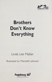 Tapa de Brothers don't know everything