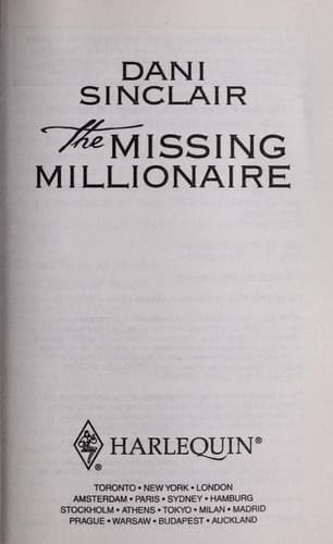 Tapa de The missing millionaire