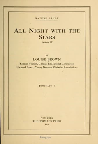 Tapa de All night with the stars