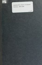 Tapa de Seventy-five years of Glencoe history, 1835-1944