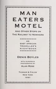 Tapa de Man Eaters Motel and other stops on the railway to nowhere