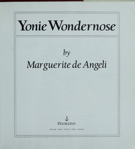 Tapa de Yonie Wondernose