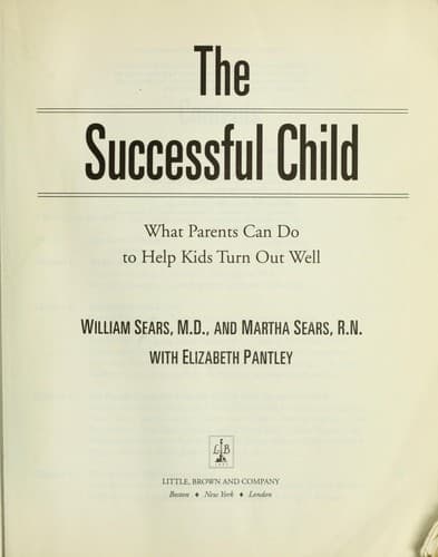 Tapa de The successful child