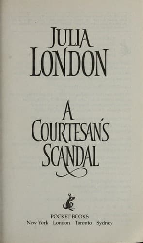 Tapa de A courtesan's scandal