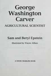Tapa de George Washington Carver