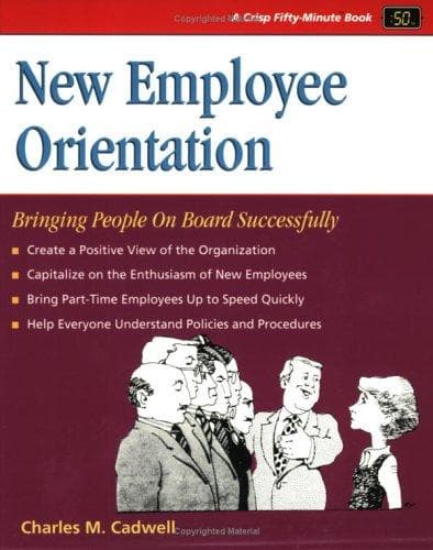 Tapa de New employee orientation