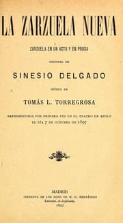 Tapa de La zarzuela nueva