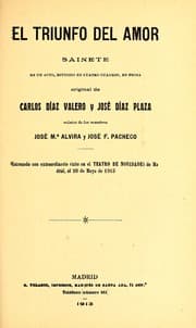 Tapa de El triunfo del amor