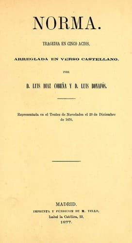 Tapa de Norma