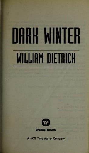 Tapa de Dark winter
