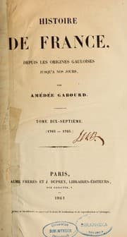 Tapa de Histoire de France, depuis les origines gauloises jusqu'à nos jours