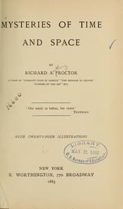 Tapa de Mysteries of time and space