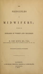Tapa de The principles of midwifery