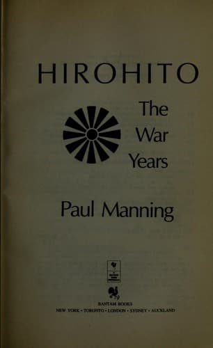 Tapa de Hirohito
