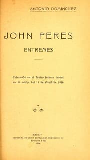 Tapa de John Peres