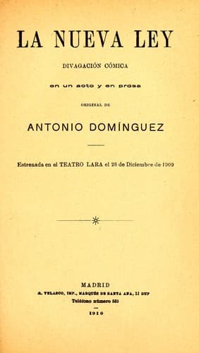 Tapa de La nueva ley