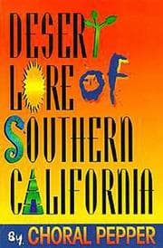 Tapa de Desert lore of Southern California