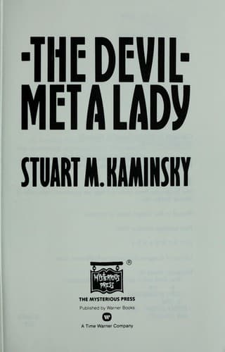 Tapa de The devil met a lady