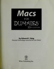 Tapa de Macs for dummies