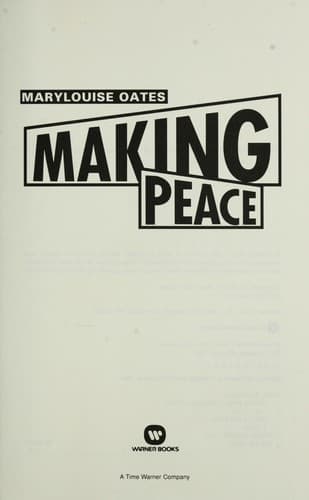 Tapa de Making peace