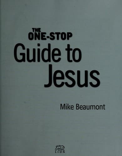 Tapa de The one-stop guide to Jesus