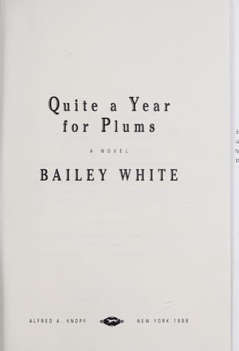 Tapa de Quite a year for plumbs