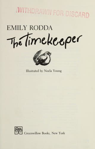 Tapa de The timekeeper