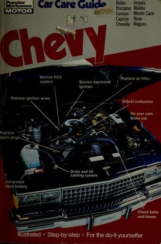 Tapa de Chevy, car care guide