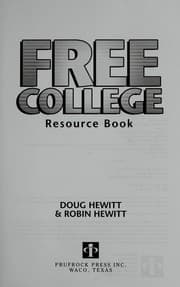 Tapa de Free college resource book
