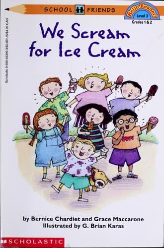 Tapa de We Scream for Ice Cream (Hello Reader Level 3)