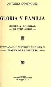 Tapa de Gloria y familia