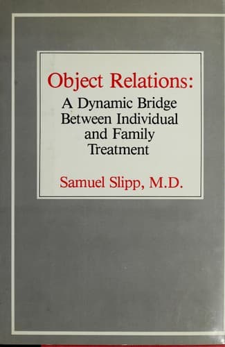 Tapa de Object relations couple therapy