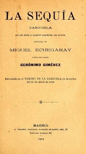 Tapa de La sequía