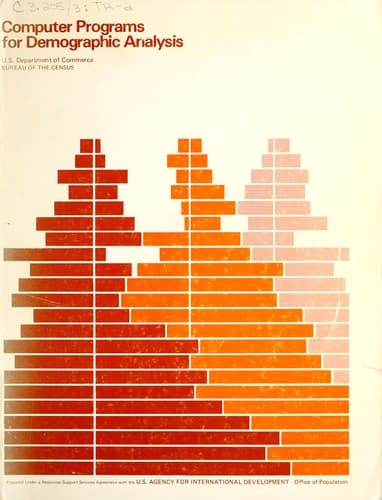 Tapa de Computer programs for demographic analysis