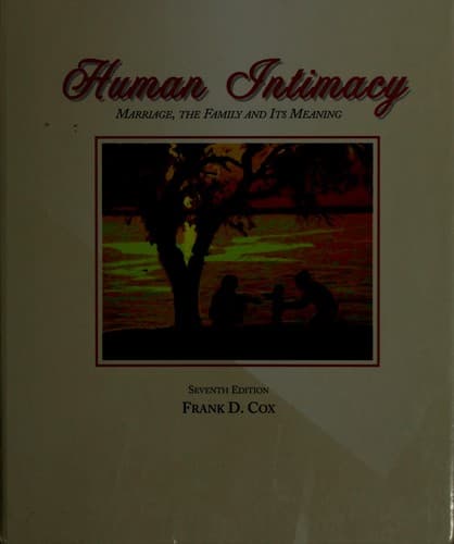 Tapa de Human intimacy